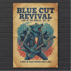 CONCERT POSTER PRINT